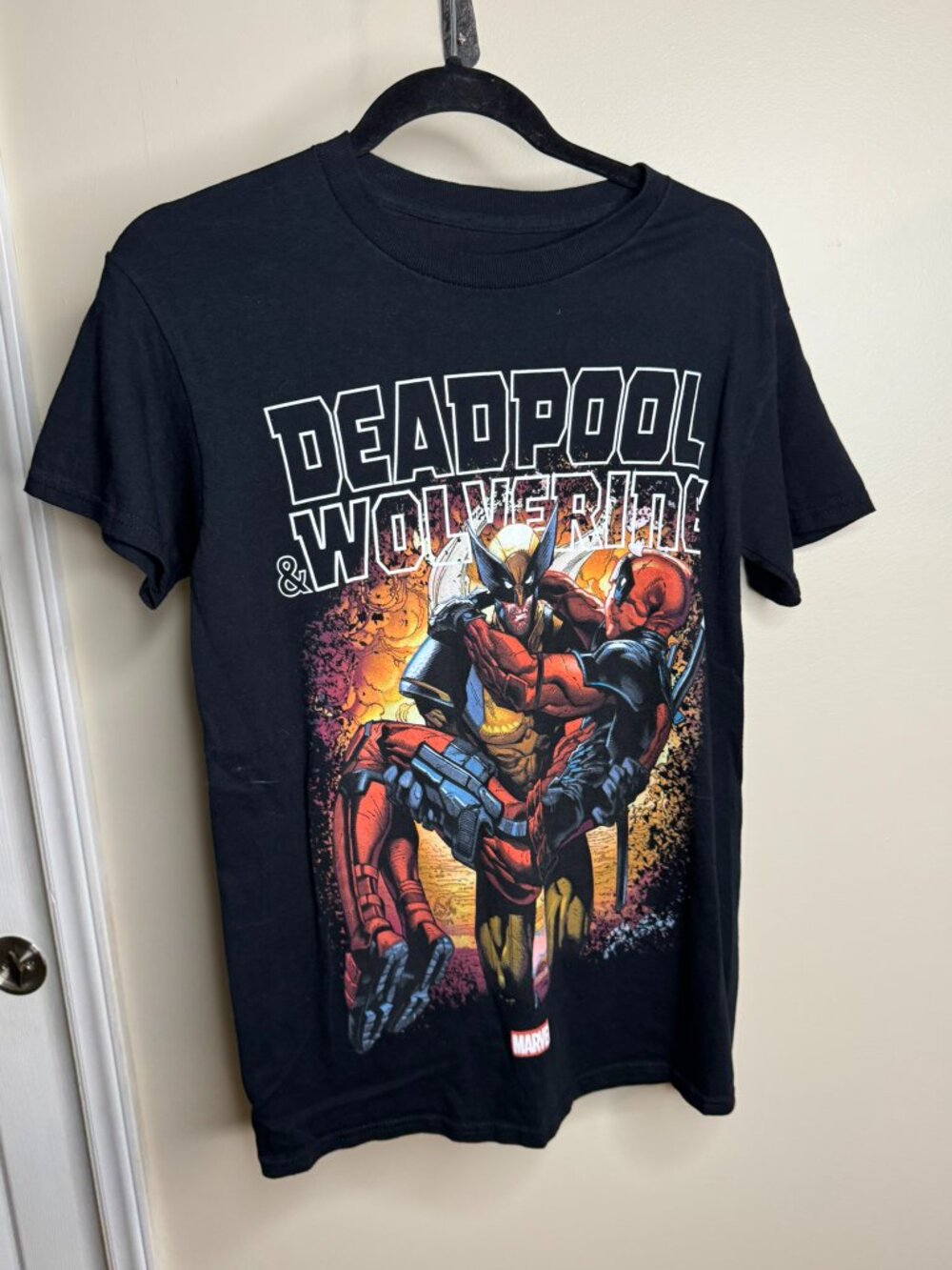 CVLA Civil LA Deadpool & Wolverine Black Graphic Tee Size S
